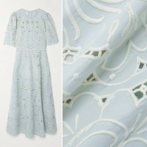 Sea New York Dresses & Skirts - FINAL PRICE NWT $545 SEA Blaire Broderie Anglaise Cotton Midi Dress Size 2